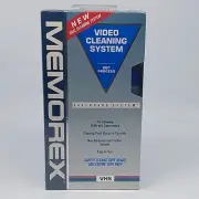NEW Memorex VHS VCR Video Head Cleaner Non-Abrasive Wet Head Cleaning System
