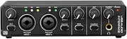 Fahgaer 4 Channel Interface Small External Audio Recording Professional Sound Card External Professional Sound Card Recorder Function for Recording of Singing