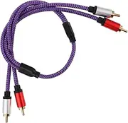 Generic High Performance Audio Cable for Car and Home Stereo Systems Lightweight and Portable Audio Wire for Signal Transmission for Tvs and Amplifiers