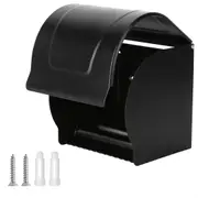 Tissue Holder Wall Mounted Space Aluminum Waterproof Tissue Box Paper Towel Shelf Holder