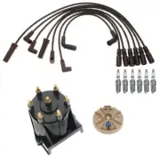 ACDelco Ignition Kit Distributor Rotor Cap Wire Spark Plugs for Chevy 4.3L V6