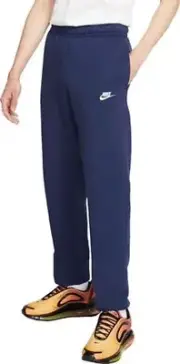 NIKE DRI-FIT SWOOSH TRAINING PANTS Blue JOGGERS TAPERED SWEATPANTS MENS XL