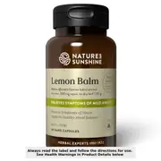 Nature's Sunshine Lemon Balm 60 Capsules