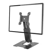 Folding Monitor Stand - Height Adjustable Vesa Monitor Stand Tilt Rotation Fr...