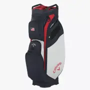 Callaway 2025 Org 14 Cart Bag Red/Navy/White/Flag NEW 2167