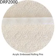 1pcs Aztec Florals Flower Acrylic Roller Polymer Clay Modeling Texture Rolling