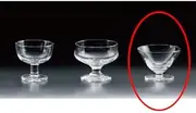 kbu3-873-30-803 Glass 236642 Strong Sherbet [4.1 x 2.8 inches (10.4 x 7.2 cm), 7.8 fl oz (195 cc), Reinforced for Restaurants, Cafes, Hotels, Restaurants, Commercial