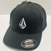 Volcom Full Stone Heather Stretch Flex Hat Cap L/XL Gray Sports Outdoors