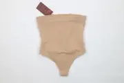 New Honeylove Womens Large Seamless Sculpting SuperPower Thong Shapewear Nude