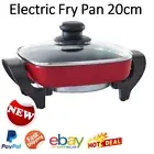 Electric Frypan Mini Non-Stick Fry Pan Portable 20cm Caravan Cookware Hot Plate