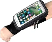 Wrist Bag Phone Armband Forearm Band Cell Phone Holder, Wristband Pouch Bag Phone Arm Case for iPhone 14/13/12/11 Pro Max 12 mini XS Max XR X 8 7 Ridding,Cycling, Jogging, for Smartphone Up to 6.8"