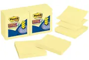 Post-It Super Sticky Pop-up Notes Canary Yellow 76 x 76mm 12-Pack