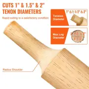 Log Furniture Tenon Cutter Kit, 25.4mm/38mm/50.8mm, Dual Curved Blades, DIY Tool