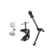 360o Articulating Arm & Clamp Kit Adjustable Super Clamp & 11 Magic Arm with Cold Shoe Mount & 1/4 Ball Head