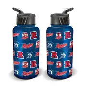 NRL Flip Drink Bottle 1L - Sydney Roosters - BPA Free - Water Bottle