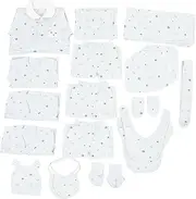 [WOFASHPURET] Suit Dress for The Outfit Towels for Bib Bibs Clothing Spring Outfits Dress Kid Towels Clothes for Spring Blue Cotton