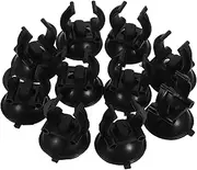 TOBBOMEY 10pcs Aquarium Light Clips Strong Cups Fish Tank Lamp Mounting Clips Secure Hose Holders for Tidy Setup Fixed Without Worrying About Falls