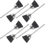 NULYLU Nail Drill Bits Cleaner Brush 8pcs Pack for Nail Art Drill Bit Accessories