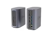 Cruxtec Universal 17-in-1 Displaylink USB-C DisplayLink Docking Station