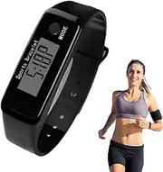 Step Counter Watch for Walking,Waterproof Calorie Tracker | Portable Calorie Distance Pedometer, Electric Wrist Wearable Devices for Outdoor Sports