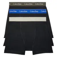 在飛比找momo購物網優惠-【Calvin Klein 凱文克萊】2022男彩色褲頭黑色