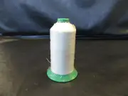 BELDING THREAD GROUP UPHOLSTERY SEWING MACHINE THREAD SPOOL POLYMATIC UVR WHITE