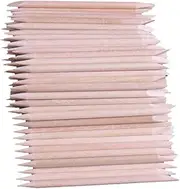minkissy Pack Beauty Wood Sticks Nail Sticks for Waxing Manicure Smooth Flat for Boys and Girls Adults Multi-use