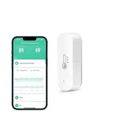 WiFi Thermometer Hygrometer, Indoor Temperature and Humidity Sensor, Wireless Smart Humidity Temperature Monitor with Remote App Notification Alert for Home, Greenhouse(1 Pack)