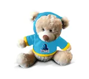 Gold Coast Titans NRL Plush Teddy with Hoodie