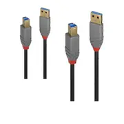 Lindy USB-A 3.0 to USB-B Cable Anthra Line - 5m