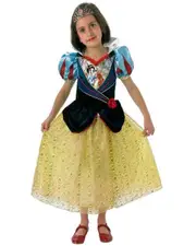 Snow White Shimmer Girls Costume