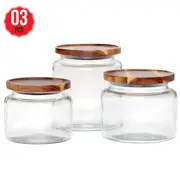 Anchor Hocking Glass Jars 3 Piece