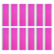 12pcs Guided Reading Strips Tracking Highlight Colored Overlay Bookmark Rose Red
