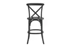 Matt Blatt Melrose Cross Back Counter Stool (Black Birch/Board Seat), Benches,