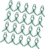 BESPORTBLE Flower Clips for Garden 60pcs Plant Stems Clips Plastic Support Climbing Tomato Vegetable Grafting