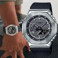 在飛比找momo購物網優惠-【CASIO 卡西歐】G-SHOCK 農家橡樹 時尚金屬八角