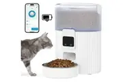 3.5L WiFi Automatic Pet Feeder with App Remote Control, Smart Food Dispenser for Cats, Rabbits & Small Dogs, Up to 10 Meals per Day