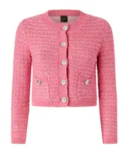 tweed cardigan XXS,XS Rose