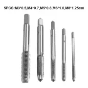 5PCS Tap Wrench Set, Metric Tap Set, Tap Machine Hand Screw Thread Taps Set