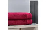 Bedding King 100% Pure Egyptian Cotton Bath Sheet - Raspberry Pink