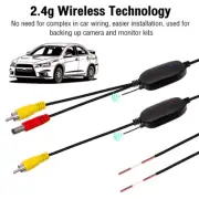For Vehicle Monitor Connect Camera Reverse Backup Wireless Transmitter Receiver