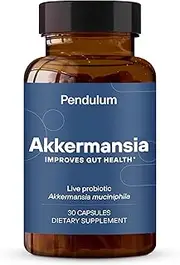Akkermansia - ONLY Sold by Pendulum | A Live Probiotic Supplement for Women and Men - Manages a Healthy Weight, Gut and Metabolism, Improves Digestive Health, Includes Fiber 1