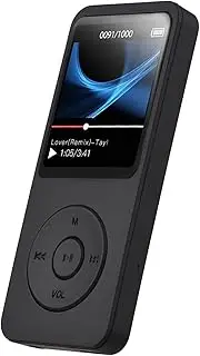 Daseeme Portable MP4 Player MP3 Music Player 1.77 Inch LCD Screen Video Player Photo Viewer Support TF Cards Support Music FM Radio Video E-Book Recorder