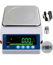 RUISHAN 1000g x 0.1g Lab Precision Scientific Balance Scale RS232 port AC100-...