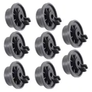 8Pcs Dishwasher Wheel Durable 165314 Dishwasher Lower Rack Wheel Replacement Fit compatible Whirlpool and-B13 gray