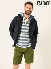 FatFace Navy Waterproof Lightweight Jacket (AT8411) | $182