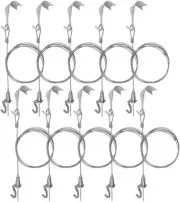 Picture Rail Hanging System, Adjustable Wire Hooks Kit, 3ft Length Cable