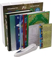 Quran Reading Pen- EQuan Islamic Smart Electronic Talking 8GB Word-by-Word Digital Holy Quran Pen Reader Downloading Many Reciters and Languages with 6 Book - Ramadan Gift (m9 8gb)