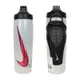 NIKE REFUEL 瓶蓋擠壓水壺 24 OZ-慢跑 登山 單車 N100766814324 霧白黑炫紅