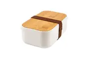 Tempa Bento Airtight Leakproof Lunch Prep Food Storage Box w Spoon Fork Knife WT